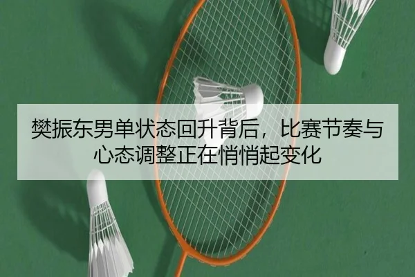 樊振东男单状态回升背后，比赛节奏与心态调整正在悄悄起变化 - kaiyun